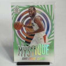 Kawhi Leonard 2019-20 Panini Illusions Emerald Mystique #3 LA Clippers NM Card