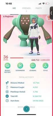 Pokemon Go (Stufe 36) Shiny Legendary Registeel & Regirock (27 Legendär) 