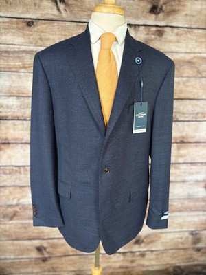 NWT Hart Schaffner Marx Wool Blazer Size 46 New York Fit