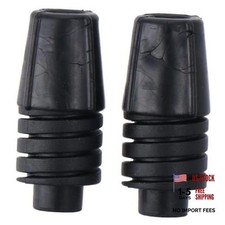 BYOBYO 2 Pcs Car Hood Stops Bumper Black Rubber Hood Bumper Stops 1.8inch High