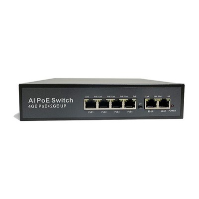 PoE+ Network Switch 96W, for IP Cameras, Desktop 8-Port 100Mbps Ethernet