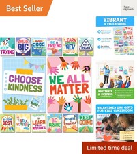 Motivational Posters for Classroom - 14pc Positive Inspirational Posters for ...