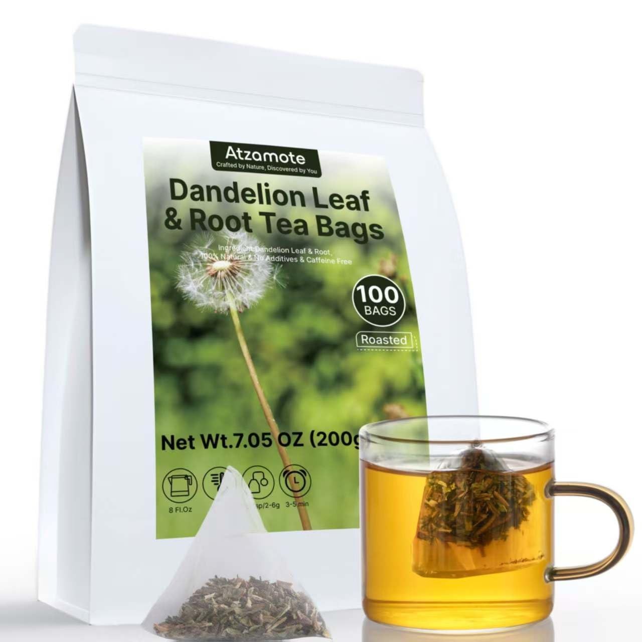 Bags &ndash; 100 Herbal Bags, Pure Leaf & Root, Caffeine-free | 