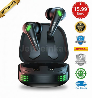 Lenovo XT85II Original TWS Bluetooth 5.3 Low Latency Gaming Earbuds Mic Neu