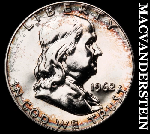 1962 Franklin Half Dollar- Silver- Choice Gem Proof Luster No Reserve #i9236