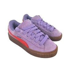 Puma Fenty Creeper Phatty lavanda púrpura rojo gamuza Rihanna 399332-03 para mujer 9