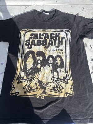 Black Sabbath World Tour 1978 Ozzy Osbourne Official Tee T-Shirt Mens Unisex