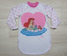 Vintage 90s Disney Little Mermaid Ruffled Nightgown Girls 6 Ariel Giggles