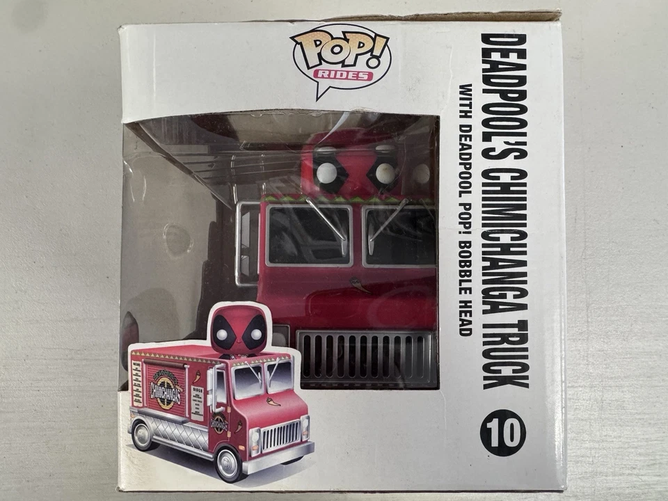 Deadpool’s Chimichanga Truck 10 ~ Marvel ~ Funko Pop Vinyl ~ Suit Out Of Box OOB - Image 2 of 4