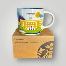 Sweden Starbucks 14oz Mug Travel Souvenir Swedish Stockholm Nordic Scandinavian