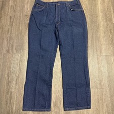 Vintage Dickies Jeans Men's 40x30 Regular Relaxed Fit Dark Wash Workwear