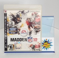 Madden NFL 10 (Sony PlayStation 3, 2009) PS3 Game Tested Authentic Football