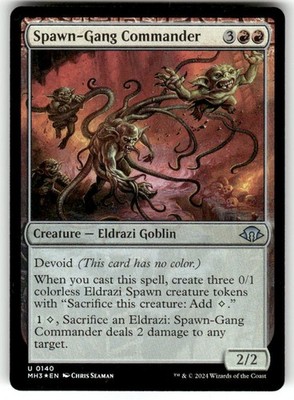Spawn-Gang Commander 140 Uncommon Modern Horizons 3 Magic: The Gathering Foil NM