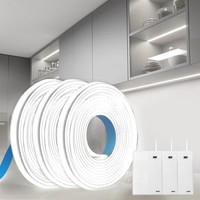 LED Streifen Batterie 3X1M LED Strip COB Kaltweiß 6000K Batteriebetrieben