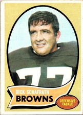 Dick Schafrath 1970 Topps #143 Cleveland Browns