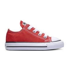 INFANT TODDLER CHUCK TAYLOR ALL STAR LOW TOP RED 7J236-600 SIZE 9