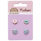 Pusheen the Cat "Hi , Bye" Stud Earrings Set