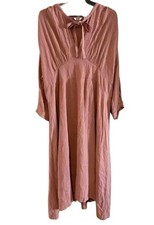UNIQLO U Viscose Bowtie Dress L Autumn Showstopper