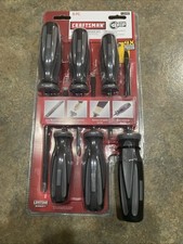 New Craftsman 6 Piece Extreme Grip Diamond Coated Tip Screwdriver Set 15495