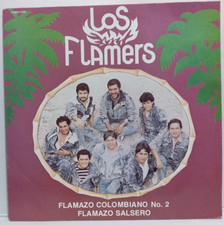 LOS FLAMERS MEXICAN LP 1987 CUMBIA SALSA TROPICAL PEDRO NAVAJA JUANA LA CUBANA