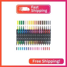 Markers for Adult Coloring Books No Bleeding, Set of 36 Colors, Coloring Pens fo