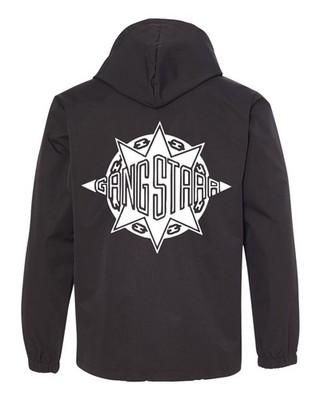 Gang Starr hooded windbreaker Jacket - 90s boom-bap, DJ Premier, Guru Mas Appeal