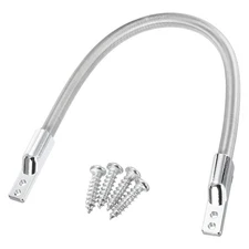 Flexible Door Loop Wire Protection Sleeving Armored Sleeve with Ends 300 x 7.5mm