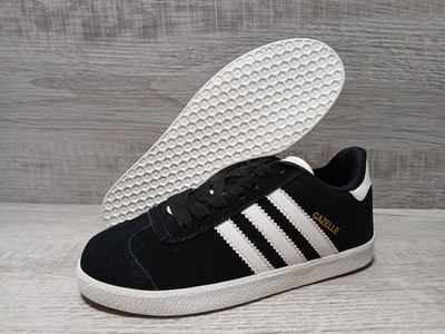 Adidas Gazelle Black & White Shoes Mens Size 7.5 New