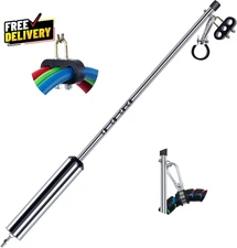 40' Swivel Pogo Stick for Semi Truck & Air Brake Line Heavy Duty Stainless Steel