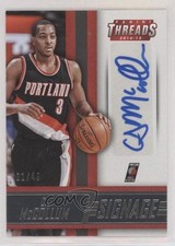 2014-15 Panini Threads Signage 1/49 CJ McCollum #27 Auto pm5