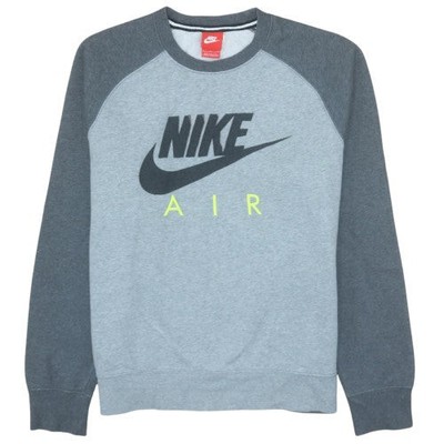 Nike Herren Pullover Sweatshirt grau Air Logo Größe L
