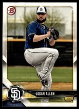 2018 Bowman Draft Logan Allen San Diego Padres #BD-169