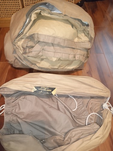 Vintage JC Higgins Sears Daunenschlafsack mit Tasche