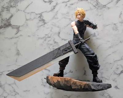 Square Enix Final Fantasy VII Rebirth Cloud Strife Static Arts Statue Figure