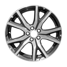 Used Machined and Painted Black Pearl Metallic Aluminum Wheel 17 x 7