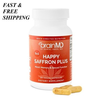 NEW LUXRY Happy Saffron Plus by BrainMD,Positive Mood & Emotional Wellness