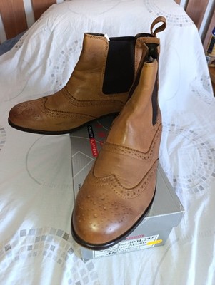 Botines La Redoute Creation Tamaris Chelsea Talla 42 Cuero Marron BM01
