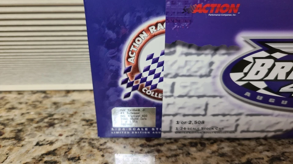 Coche diecast Action 1:24 Dale Earnhardt Jr #8 Budweiser Brickyard 400 1/24 Foto 3 de 3