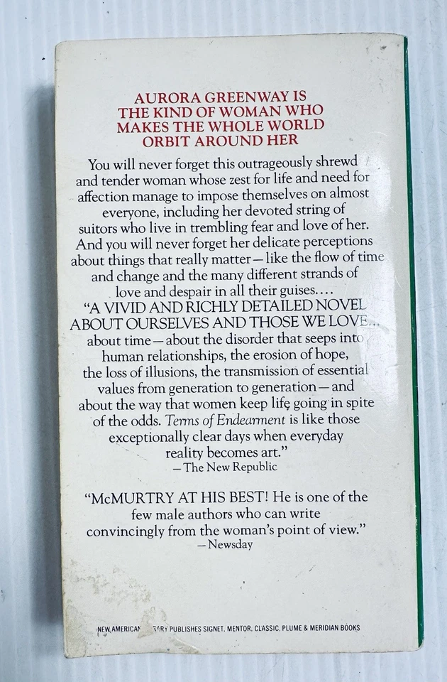 Larry McMurtry Paperback Terms of Endearment First Signet Print 1976 - Imagem 3 de 4