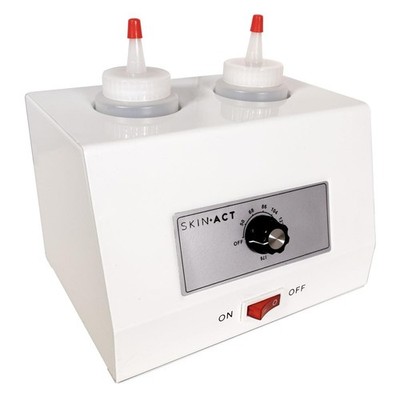 Warmer Electric Adjustable Temperature Double White SkinAct Bottle