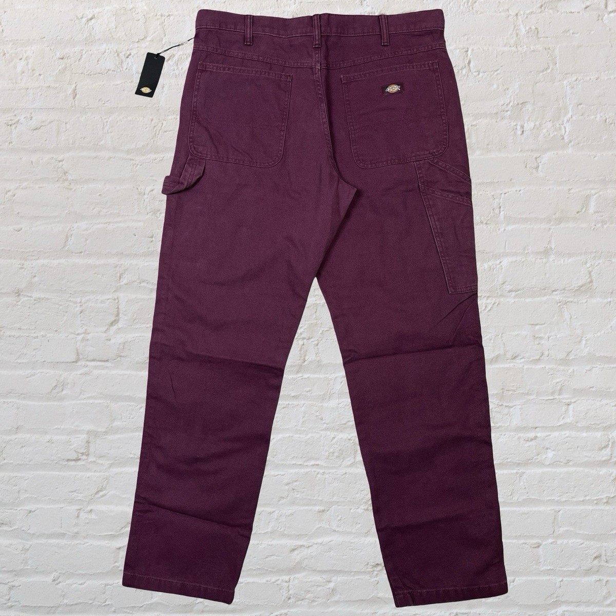PURPLEスキニー Dickies Canvas Carpenter Pants Cargo Workwear Skate Grunge Purple