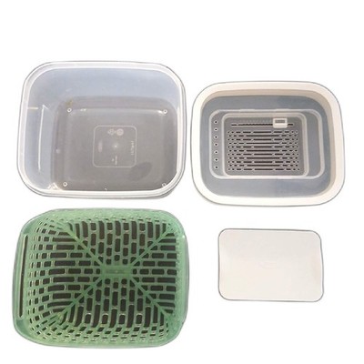 OXO Good Grips Frischhaltebox Küchenaufbewahrung Greensaver 15 Liter Gemüsefrisc