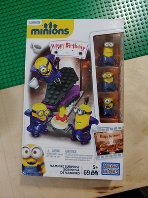 MEGA BLOKS MINIONS VAMPIRE SURPRISE KIT #CNF55 69 PIECES NISB 2015