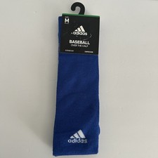 Adidas Aeroready Baseball Socks Over the Calf Compression 1 Pair Royal Blue SZ M