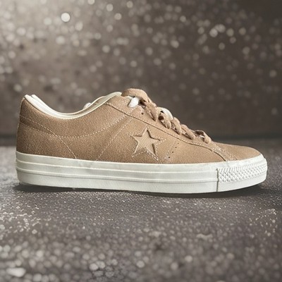 Converse One Star Pro Suede Khaki Beige Men's Shoes Size 10.5