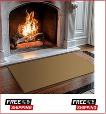 Hearth Rugs for Fireplaces Fire Resistant,48x28 inches Fireproof Fireplace Mat H