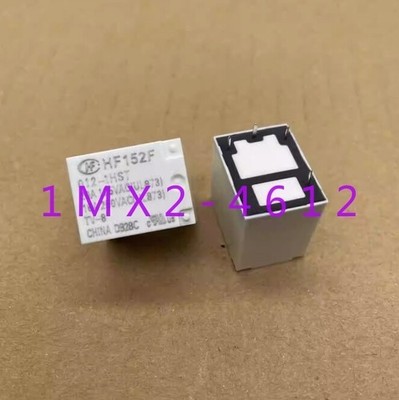 5pcs  used  HF152F- 012-1HST 12VDC four-pin #lk