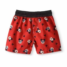Mickey Mouse Swimtrunks Infant Boys Size 3-6 Months Disney Baby UPF 50 NEW