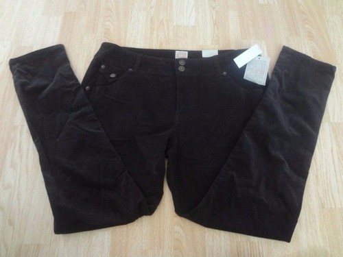 Women's Canyon River Blues Sz 16 NWT Brown Courderoy Pants