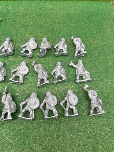Britannia 20mm Miniatures 36 Warriors White Metal Figures Vikings VK1-6 - Picture 5 of 5